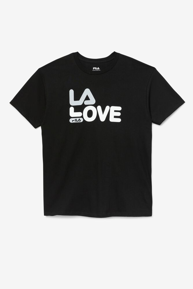 Tops Fila La Love Tee Hombre Negras | 278416LIH