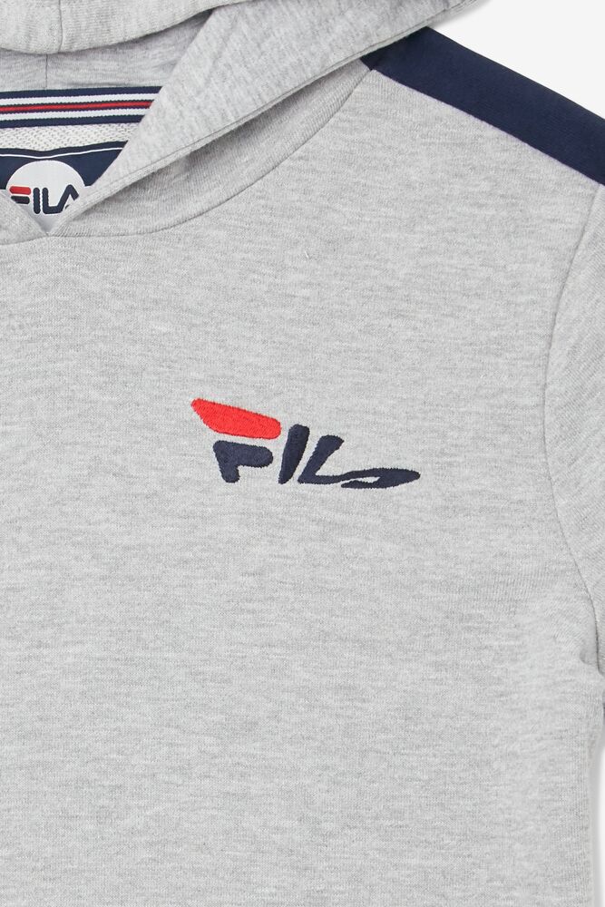 Tops Fila Mindblower Hoodie Unisex Gris | 629834CVT