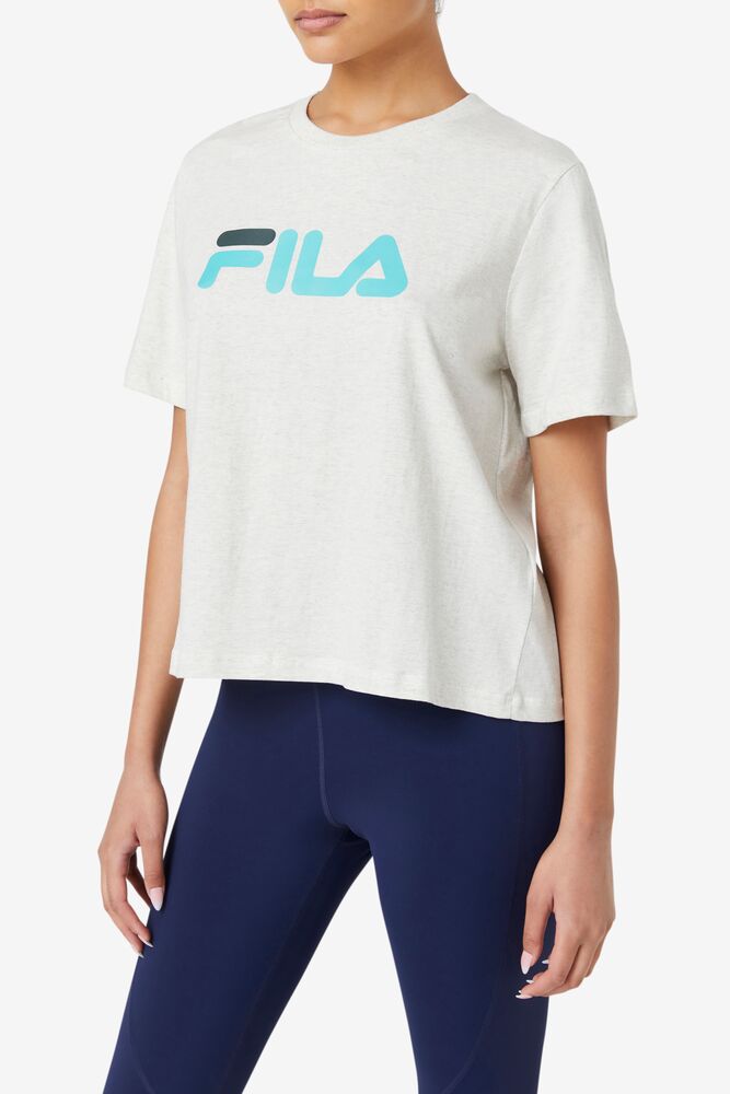 Tops Fila Miss Eagle Tee Mujer Azules Turquesa | 804571QJV