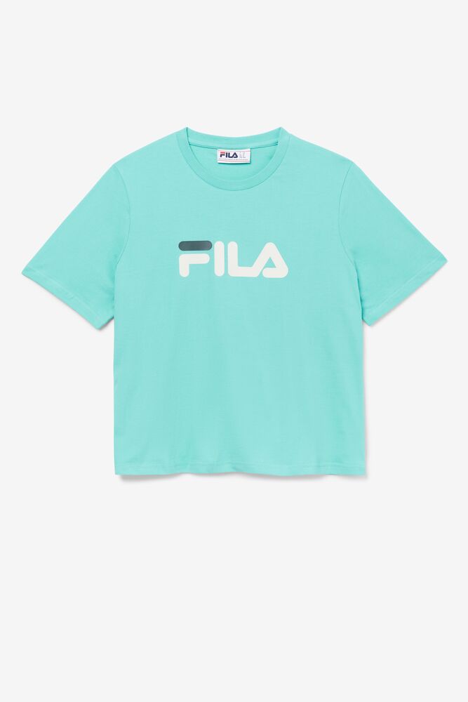 Tops Fila Miss Eagle Tee Mujer Azules Turquesa | 752840ABQ