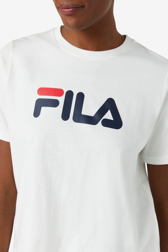 Tops Fila Miss Eagle Tee Mujer Blancas | 416287EDC