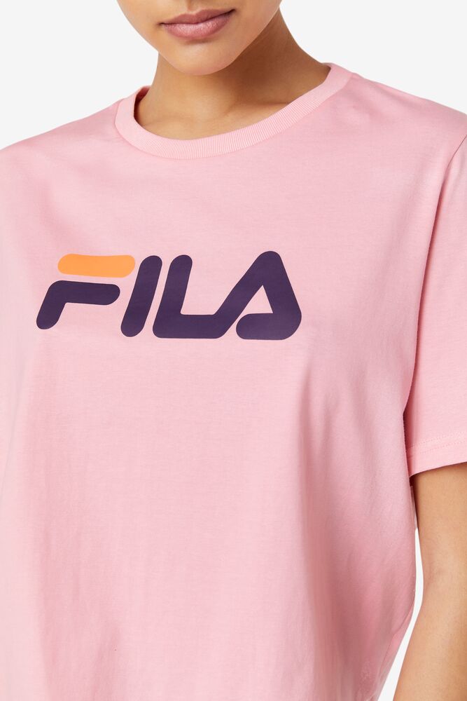 Tops Fila Miss Eagle Tee Mujer Rosas Naranjas | 741235SHU