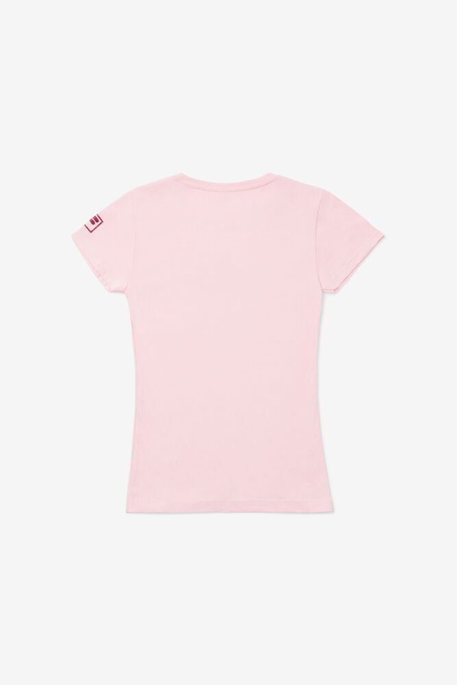 Tops Fila Nyc Sparkle Tee Unisex Rosas | 472316MBV