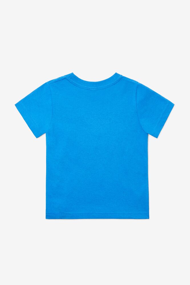 Tops Fila Nyc Toddler Tennis Tee Unisex Azul Real Azules | 839412DUL