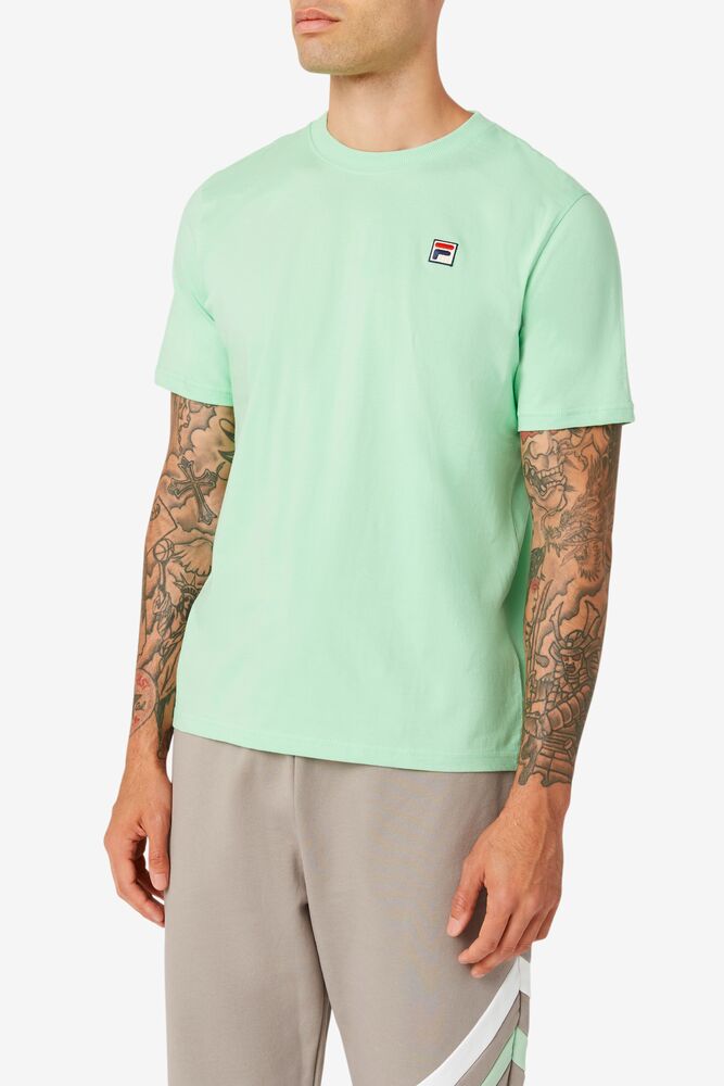 Tops Fila Quartz Tee Hombre 386 Hemlock | 540762FGL