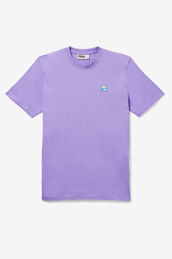 Tops Fila Quartz Tee Hombre 597 Violet Tulip | 407536GAQ