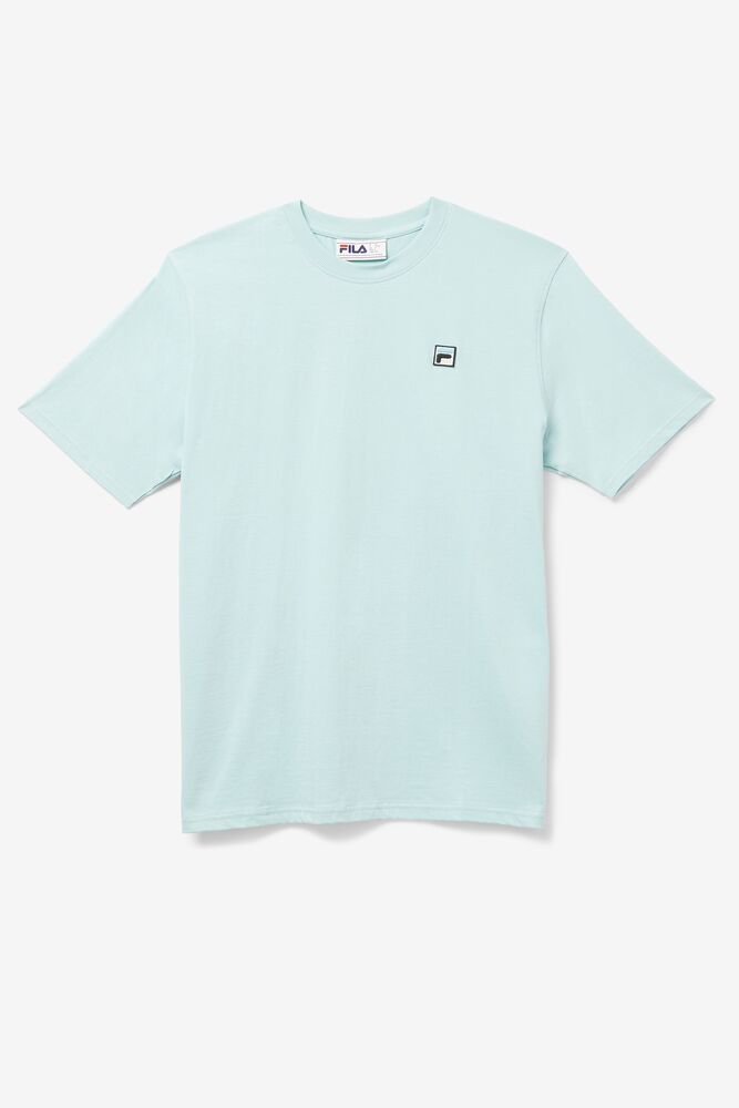 Tops Fila Quartz Tee Hombre Azules | 256187DPN