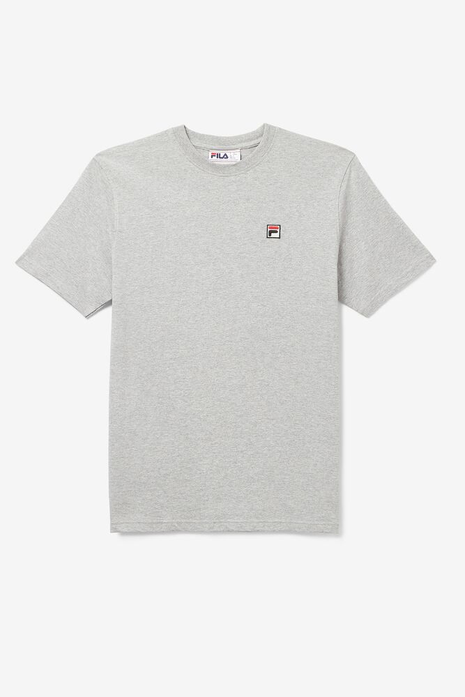 Tops Fila Quartz Tee Hombre Gris | 165790EDK