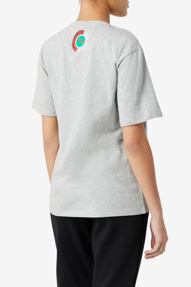 Tops Fila Ryland Tee Unisex Gris | 183062BEX