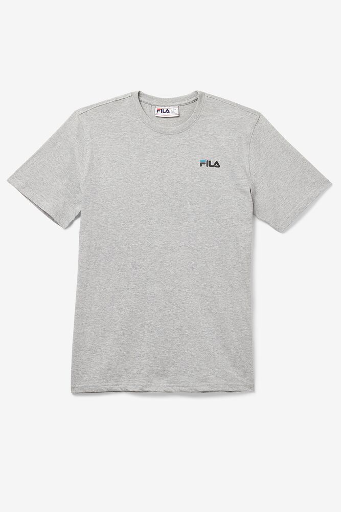 Tops Fila Shoe Tower Tee Hombre Gris | 701453DQU