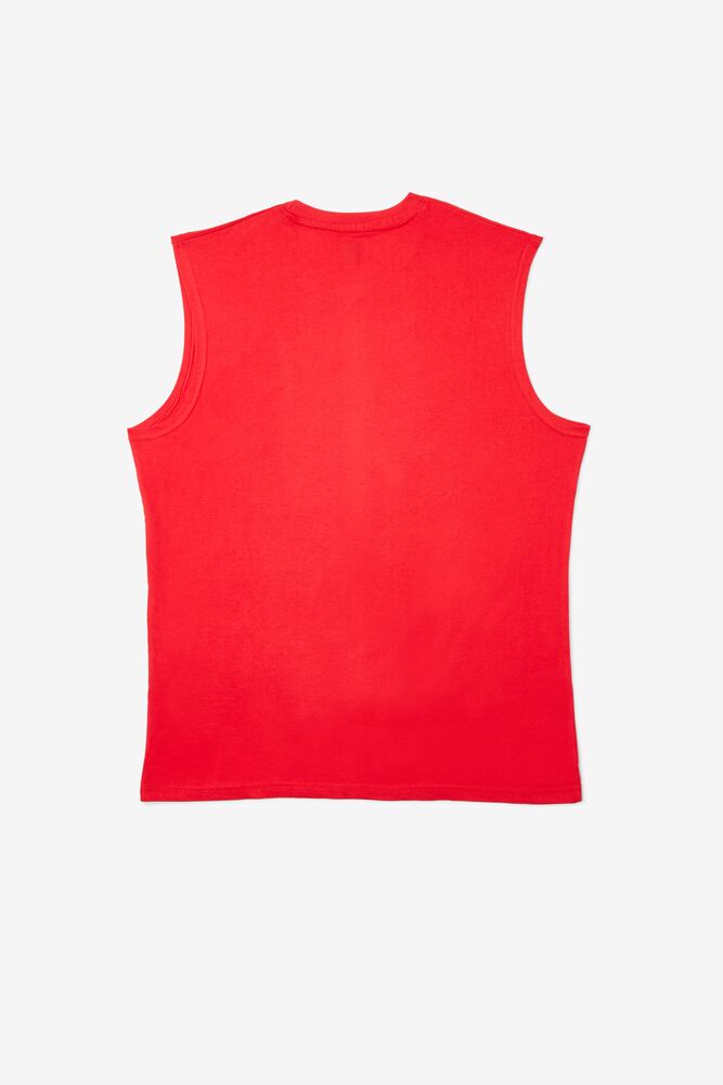 Tops Fila Sleeveless Top Hombre Rojas | 246578GMR