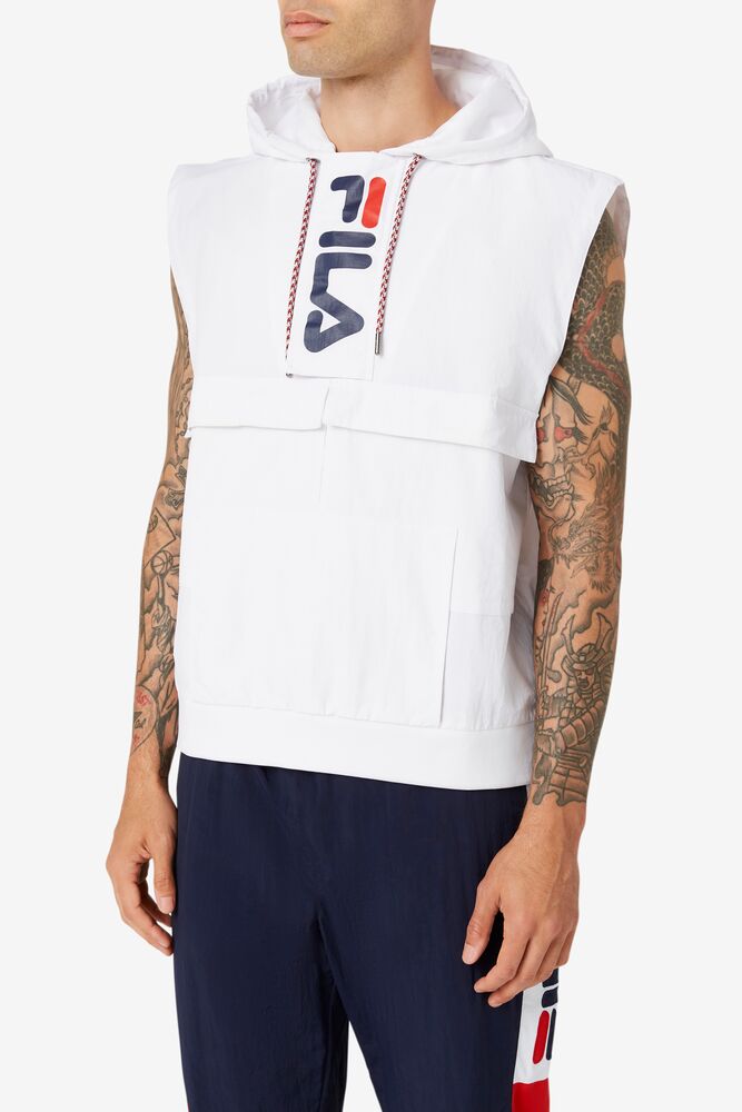 Tops Fila Soul Vest Hombre Wht/Peac/Cred | 067832UWN