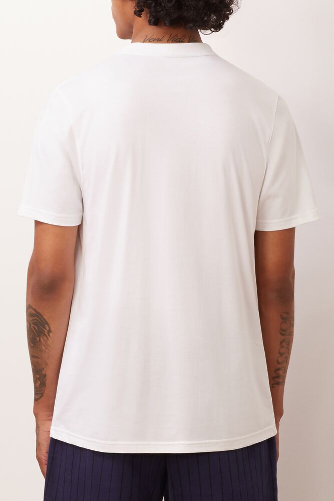 Tops Fila Wes Tee Hombre Blancas | 175263YIR