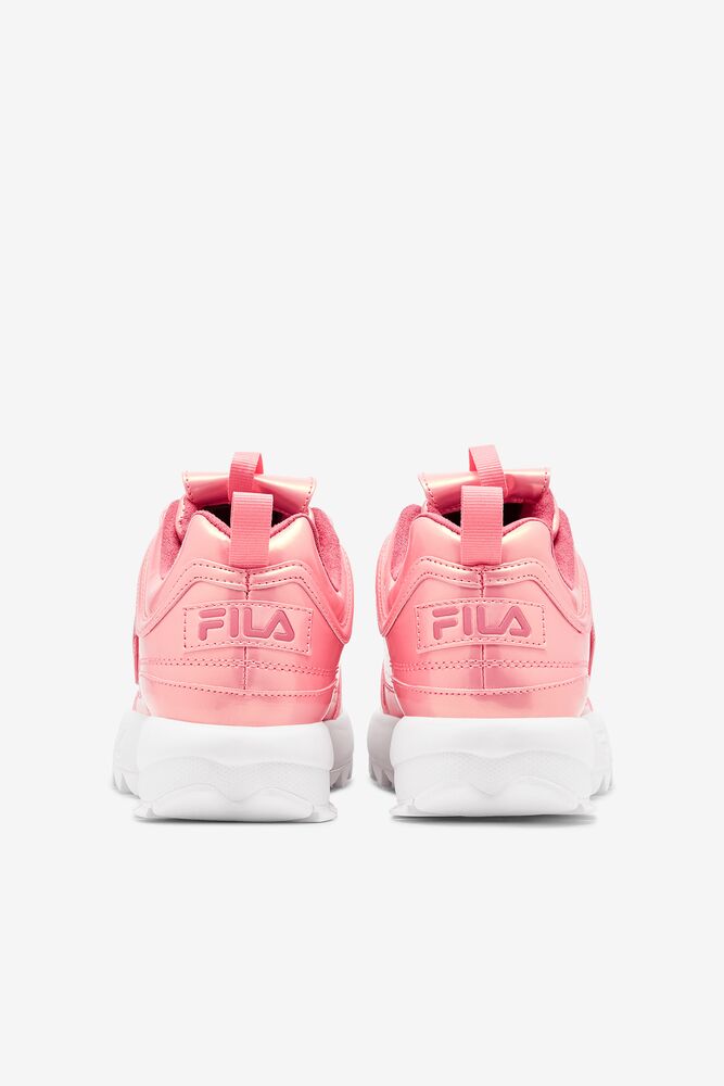 Zapatillas Gruesas Fila Disruptor 2 Liquid Luster Chunky Sneakers Mujer 661 Bltd/Rsbs/Wht | 687234JVH