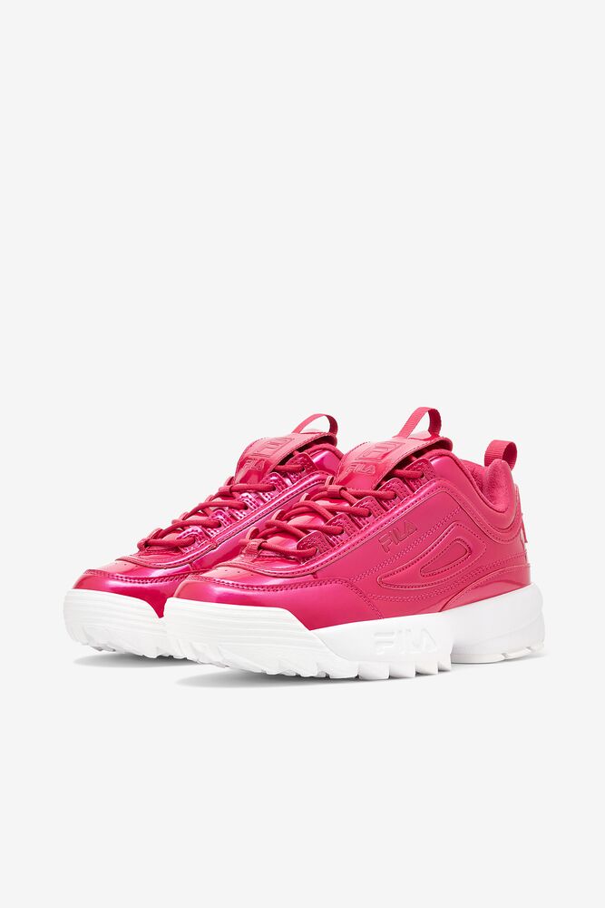 Zapatillas Gruesas Fila Disruptor 2 Liquid Luster Chunky Sneakers Mujer 662 Bryg/Bryg/Wht | 360854VPN