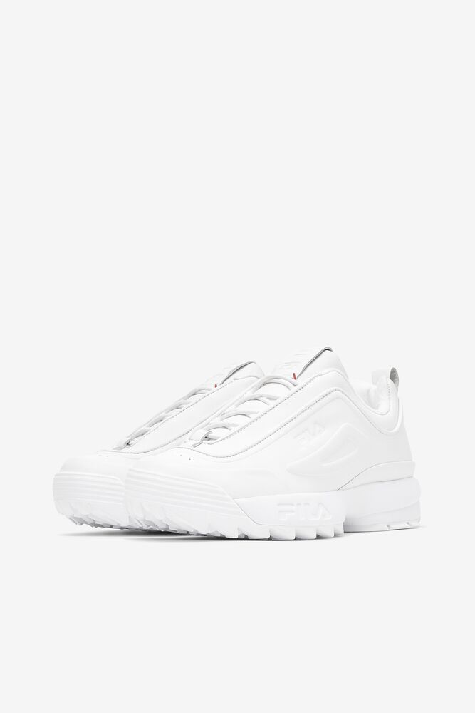 Zapatillas Gruesas Fila Disruptor Zero Chunky Sneakers Mujer Blancas Blancas Blancas | 503216TDY