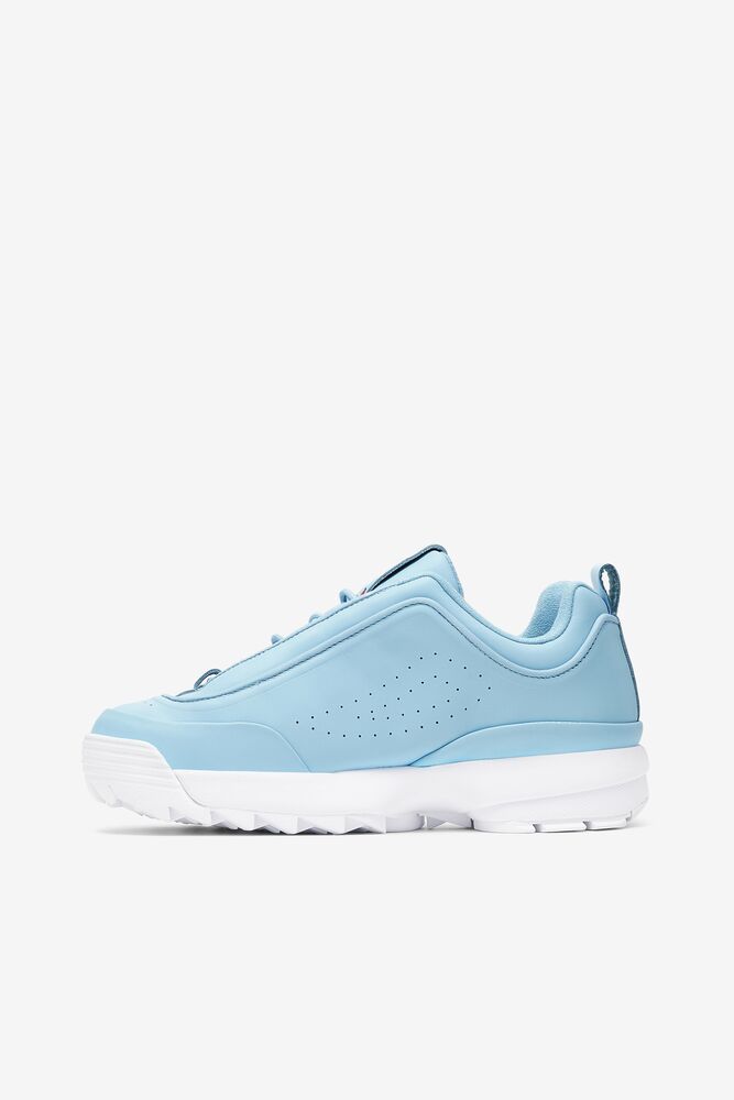 Zapatillas Gruesas Fila Disruptor Zero Chunky Sneakers Mujer Azules Azules Blancas | 309421TJK