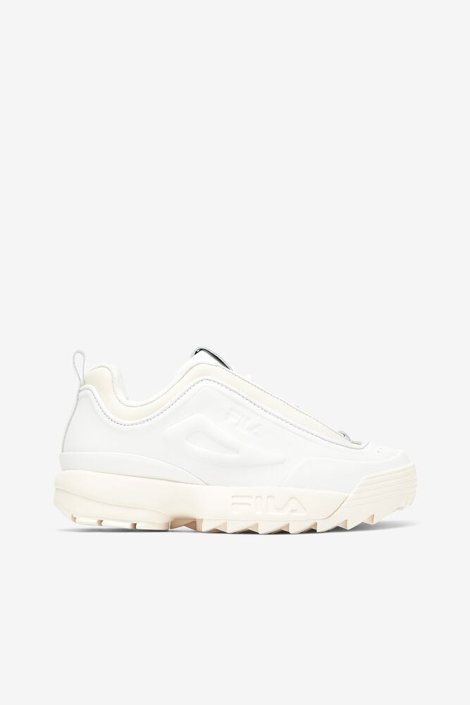 Zapatillas Gruesas Fila Disruptor Zero Chunky Sneakers Mujer Blancas Blancas | 028346UJD