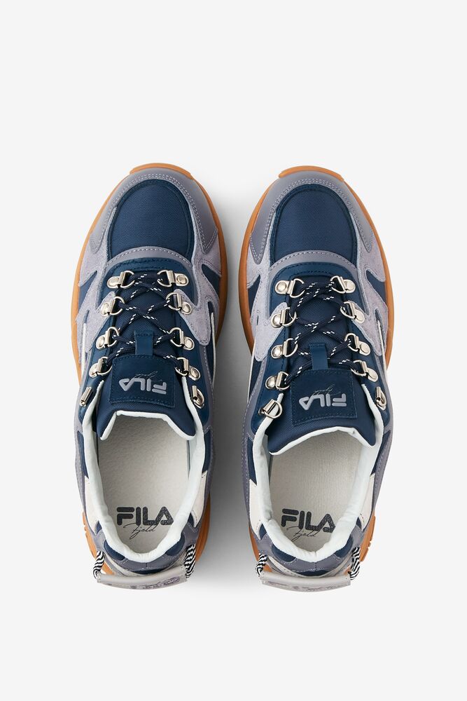 Zapatillas Gruesas Fila Trail-o-byte Sneakers Chunky Sneakers Hombre Azules | 236904CKB