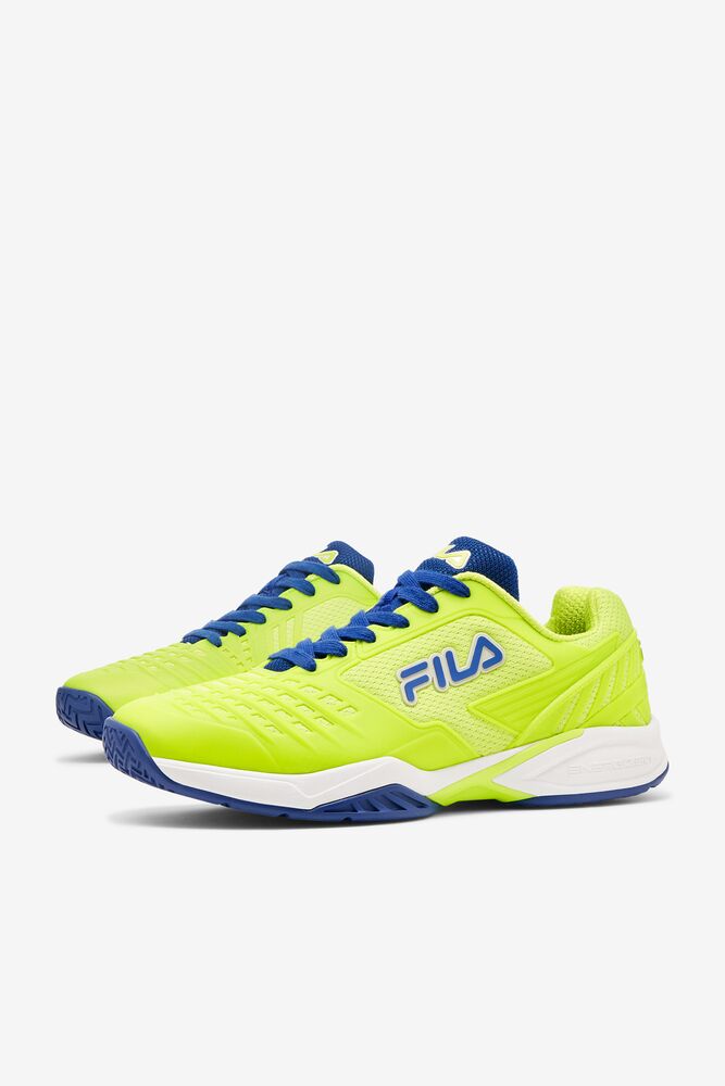 Zapatos Tenis Fila Axilus 2 Energized Tennis Shoes Hombre Azules Blancas | 527394NHU