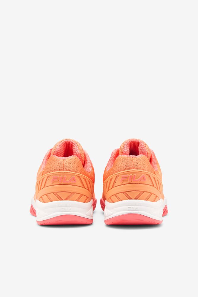 Zapatos Tenis Fila Axilus 2 Energized Tennis Shoes Mujer Blancas Coral | 830491HDN