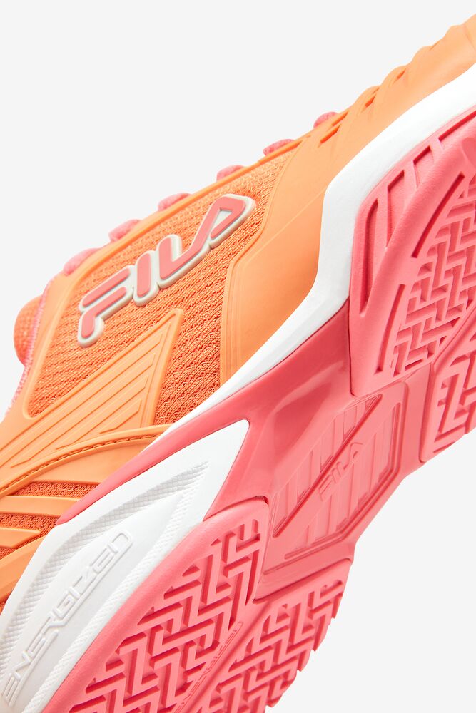 Zapatos Tenis Fila Axilus 2 Energized Tennis Shoes Mujer Blancas Coral | 731598PFU