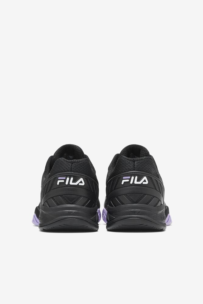 Zapatos Tenis Fila Axilus 2 Energized Tennis Shoes Hombre Negras Blancas Lavanda | 206587ZJP