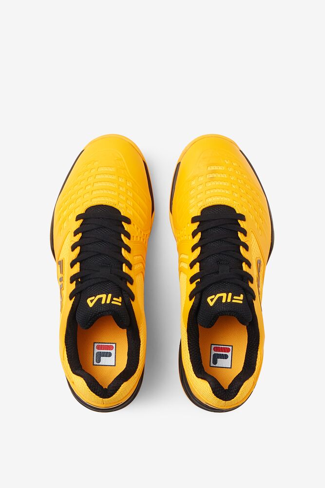 Zapatos Tenis Fila Axilus 2 Energized Tennis Shoes Hombre Amarillo Amarillo Negras | 375629HIK