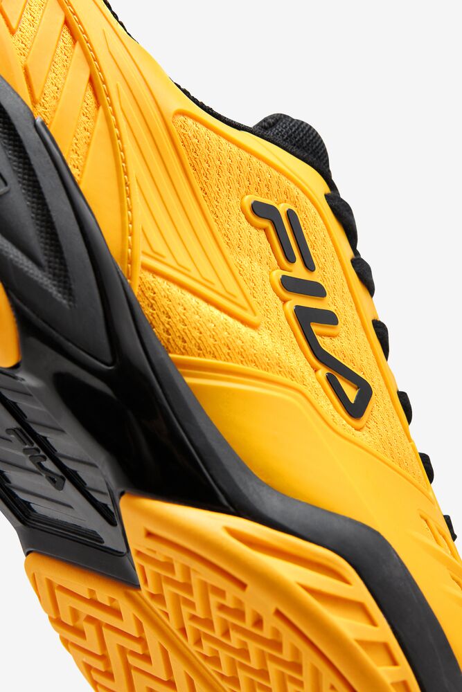 Zapatos Tenis Fila Axilus 2 Energized Tennis Shoes Hombre Amarillo Amarillo Negras | 375629HIK