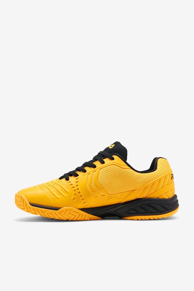 Zapatos Tenis Fila Axilus 2 Energized Tennis Shoes Hombre Amarillo Amarillo Negras | 375629HIK