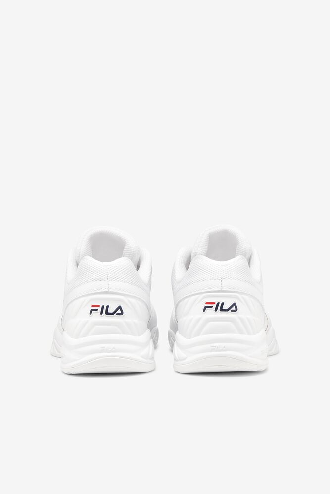 Zapatos Tenis Fila Axilus Jr Tennis Shoes Unisex Wht/Wht/Wht | 347520TPM