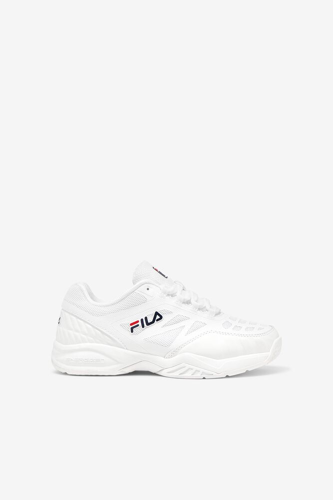 Zapatos Tenis Fila Axilus Jr Tennis Shoes Unisex Wht/Wht/Wht | 347520TPM