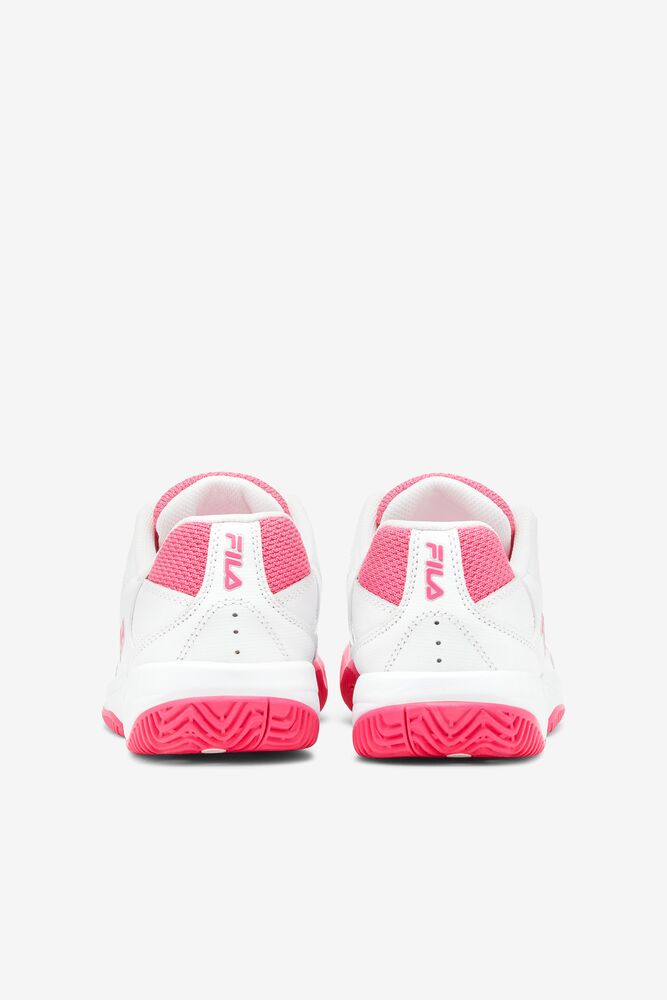 Zapatos Tenis Fila Double Bounce Tennis Shoes Mujer Wht/Pglo/Msil | 406392YDR