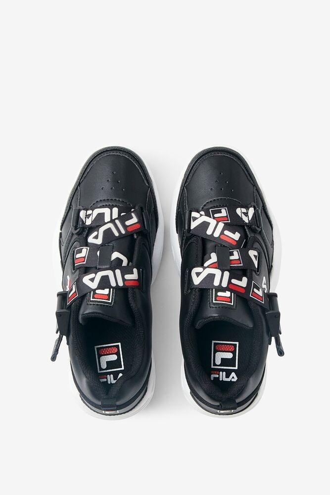 Zapatos Tenis Fila Fast Charge Tennis Shoes Unisex Blk/Fred/Wht | 316057SKJ