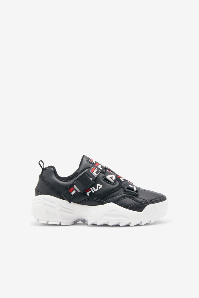 Zapatos Tenis Fila Fast Charge Tennis Shoes Unisex Blk/Fred/Wht | 316057SKJ