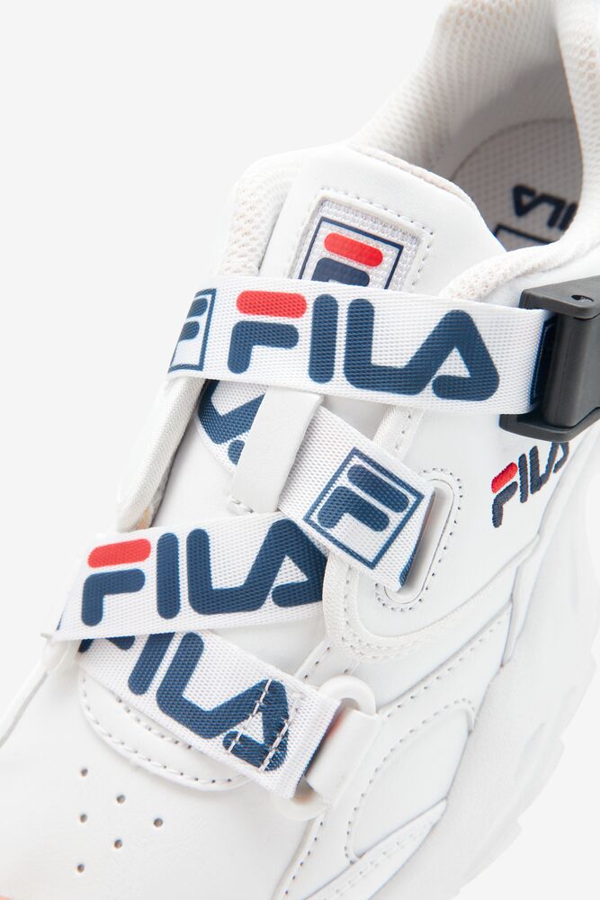 Zapatos Tenis Fila Fast Charge Tennis Shoes Unisex Wht/Fnvy/Fred | 490627MIS