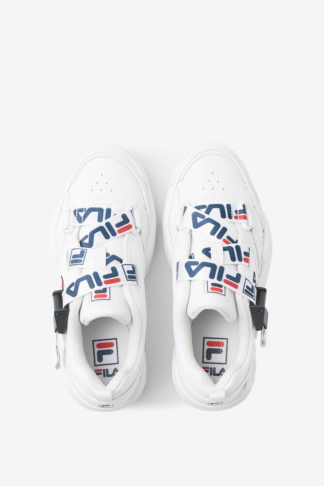 Zapatos Tenis Fila Fast Charge Tennis Shoes Unisex Wht/Fnvy/Fred | 490627MIS