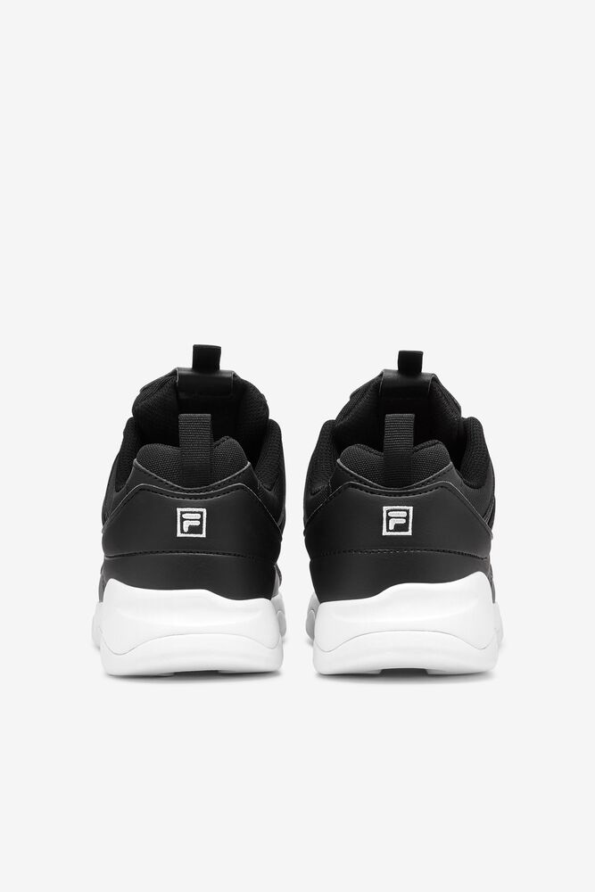 Zapatos Tenis Fila Fila Ray Tennis Shoes Mujer Blk/Fred/Wht | 921354IYE