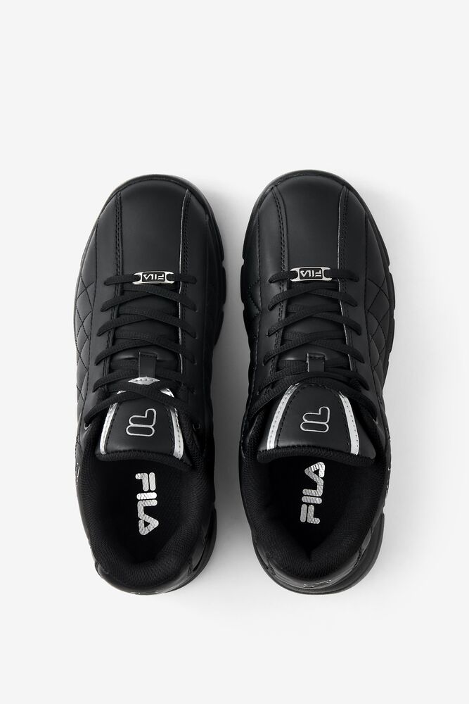 Zapatos Tenis Fila Fulcrum 3 Tennis Shoes Hombre Negras Negras Plateadas | 893712GZE