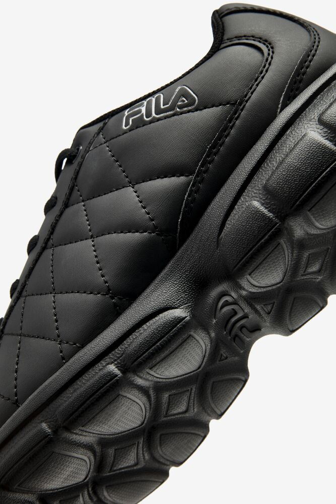 Zapatos Tenis Fila Fulcrum 3 Tennis Shoes Hombre Negras Negras Plateadas | 893712GZE