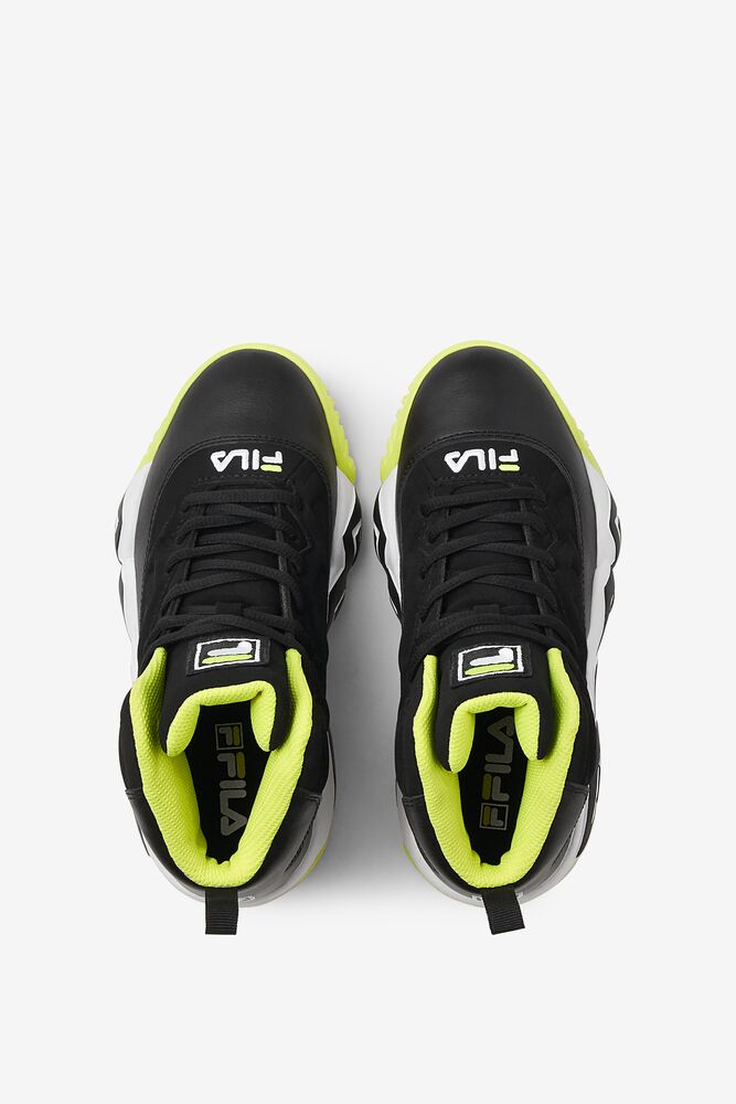 Zapatos Tenis Fila Mb Tennis Shoes Unisex Negras Amarillo Blancas | 942136GSE