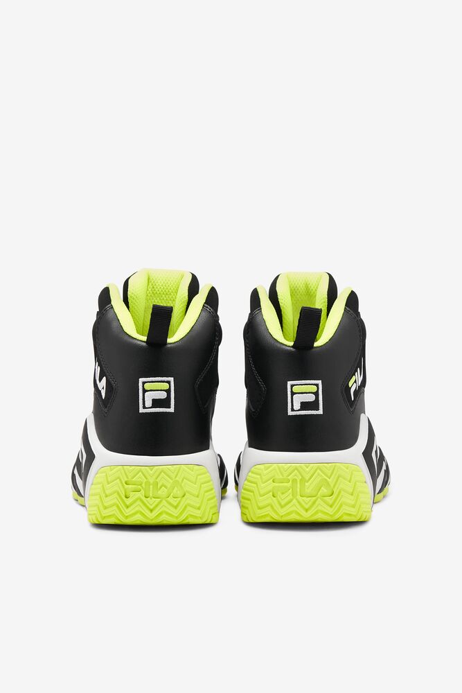 Zapatos Tenis Fila Mb Tennis Shoes Unisex Negras Amarillo Blancas | 942136GSE