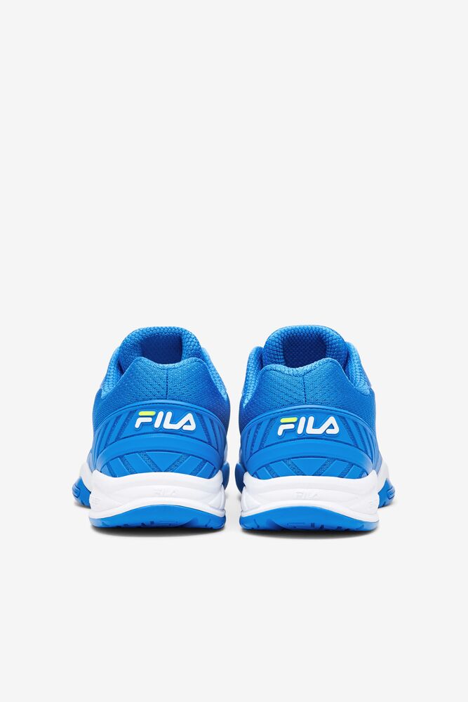 Zapatos Tenis Fila Men’S Volley Zone Tennis Shoes Hombre Azules Blancas Amarillo | 745182AJH