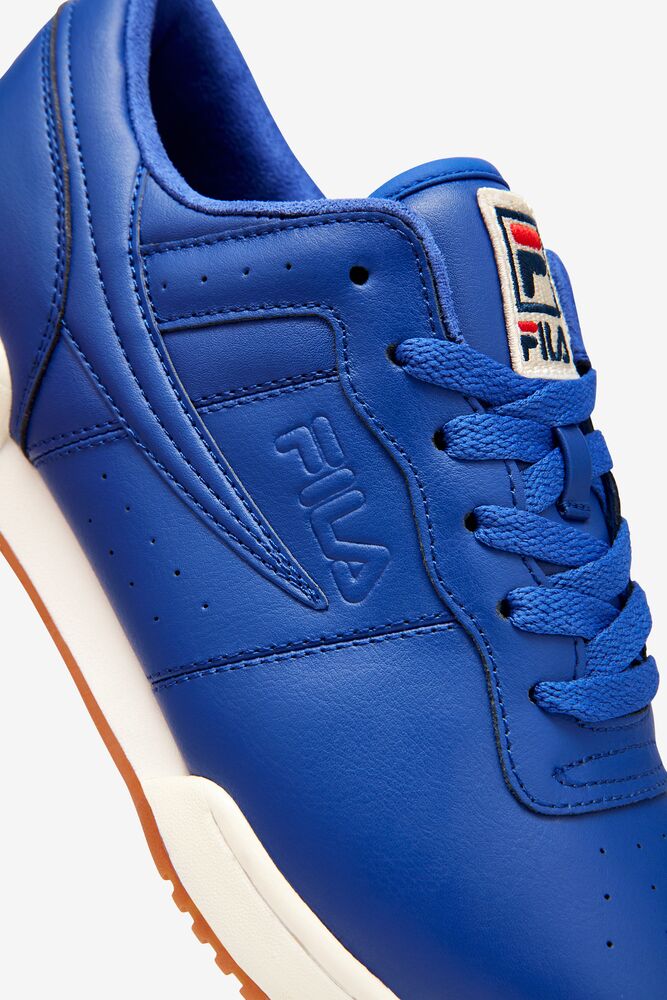 Zapatos Tenis Fila Original Fitness Tennis Shoes Hombre Azules | 706831DFG