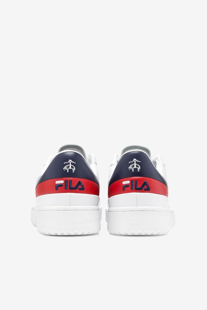 Zapatos Tenis Fila Original Tennis Lx X Brooks Brothers Tennis Shoes Hombre Blancas Azul Marino Rojas | 291357VAR