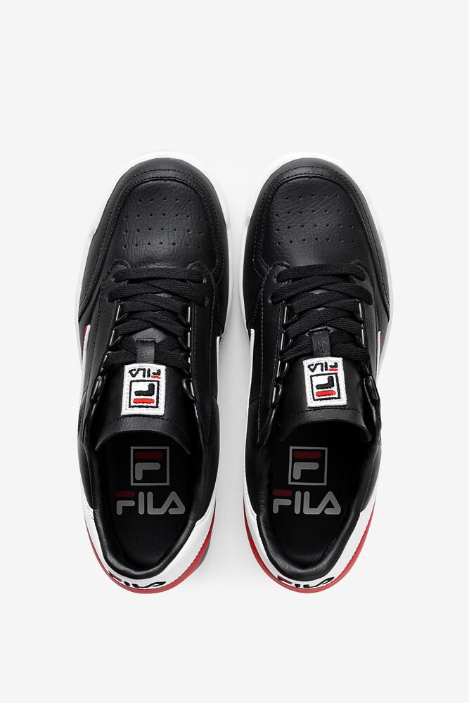 Zapatos Tenis Fila Original Tennis Tennis Shoes Hombre Blk/Wht/Fred | 846192ETZ