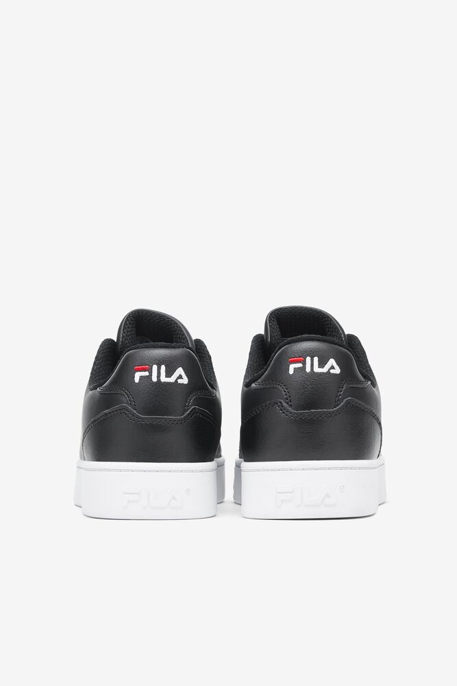 Zapatos Tenis Fila Palmero Tn Tennis Shoes Mujer Negras Rojas Blancas | 574062HEB