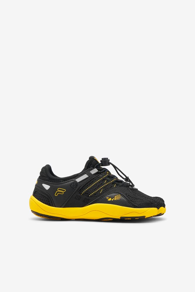 Zapatos Tenis Fila Skele-toes Bay Rnr 3 Tennis Shoes Unisex Negras Amarillo | 312967HDI