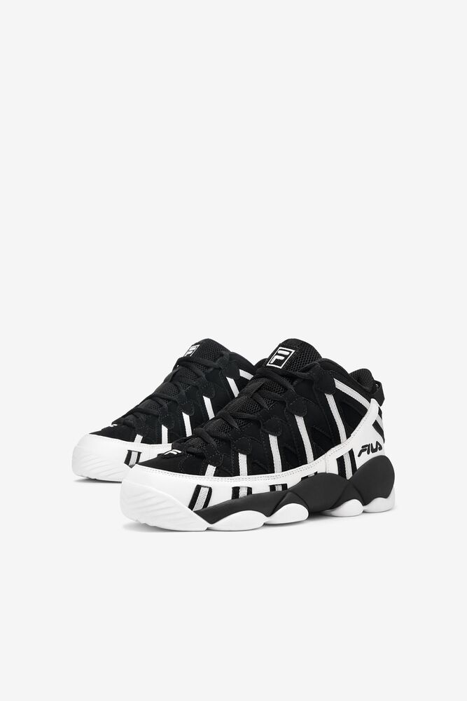 Zapatos Tenis Fila Stackhouse Spaghetti Tennis Shoes Unisex Wht/Blk/Msil | 342961OHZ