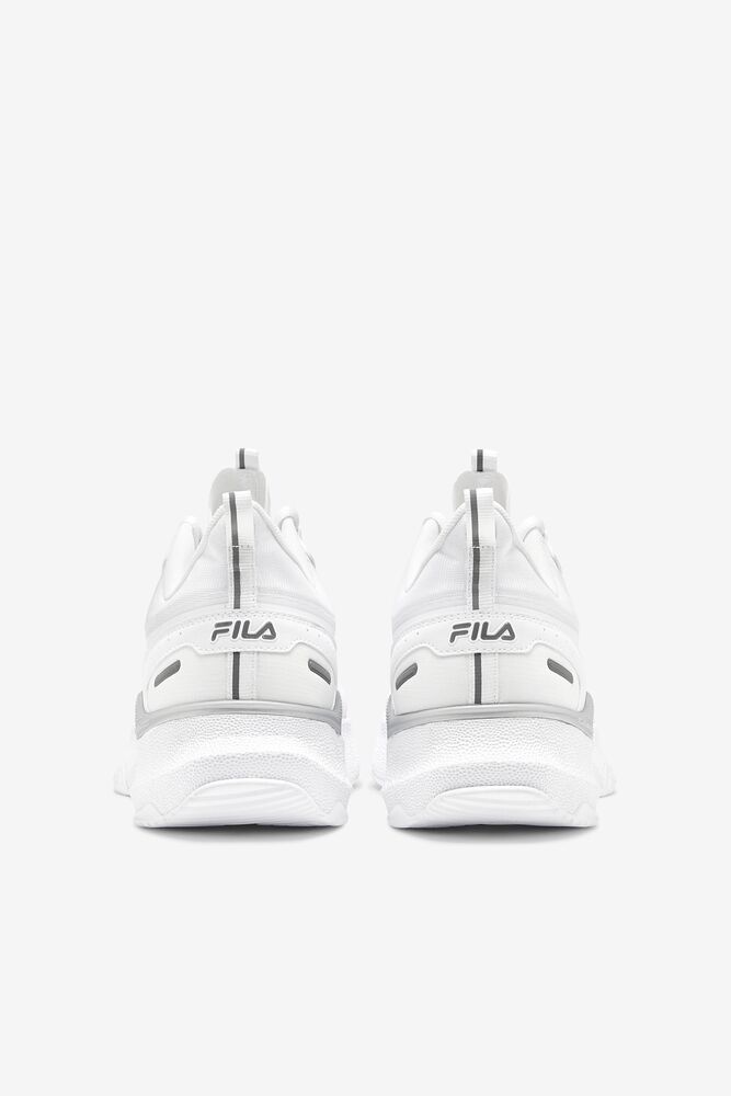 Zapatos Tenis Fila Tactik 5 Nucleus Tennis Shoes Hombre Blancas Plateadas Blancas | 581362GKE